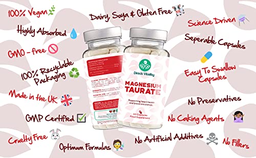 Direct Vitality Magnesium Taurate - details