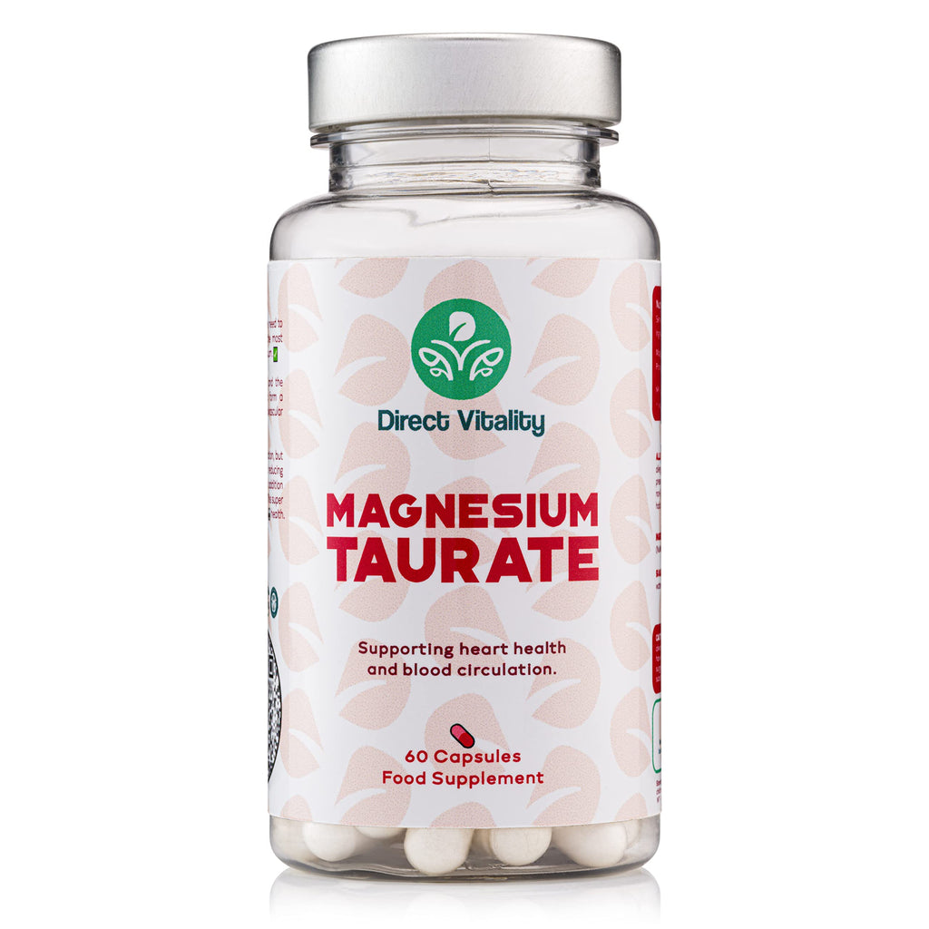 Magnesium Taurate — 700mg per Capsule, 2 Month Supply